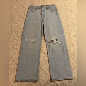 Levi’s Ribcage Straight Ankle Jeans